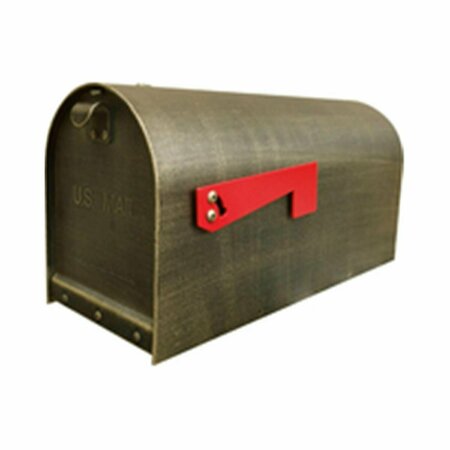 SPECIAL LITE PRODUCTS Titan Steel Curbside Mailbox, Hand Rubbed Bronze SCH-1016-S-BRZ